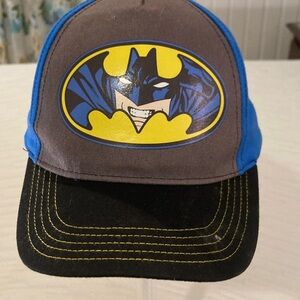 DC Comics Batman Kids Cap - Black, Blue, and Yellow